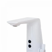 Basin Mixer with Sensor, Sanitary Brass, White, RW-190WH