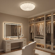 Plafonieră LED Margareta 23 cm, 22W, 3000K / 4000K / 6000K, Alb, Metal si Acril Plafoniere LED Default Title Alessandro Design