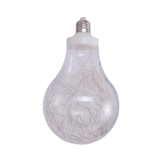 Decorative Bulb, Plastic, with Blue/Multicolor Plug - Blue