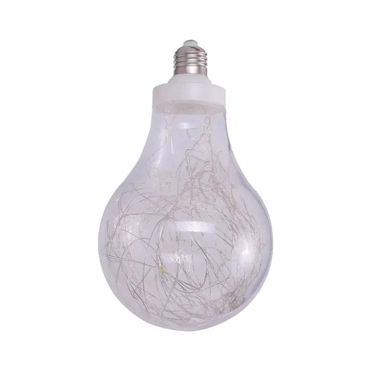 Decor Light Bulb, Plastic, with Blue/Multicolor Plug - Blue Default Title Alessandro Design