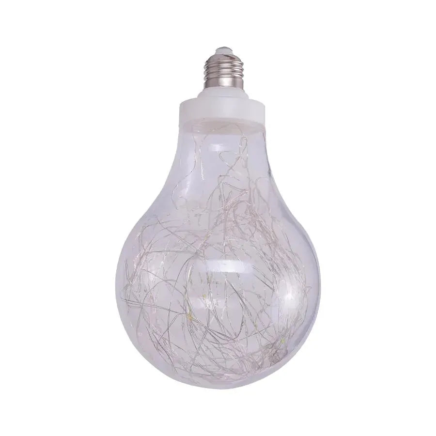 Decorative Bulb, Plastic, with Blue/Multicolor Plug - Blue