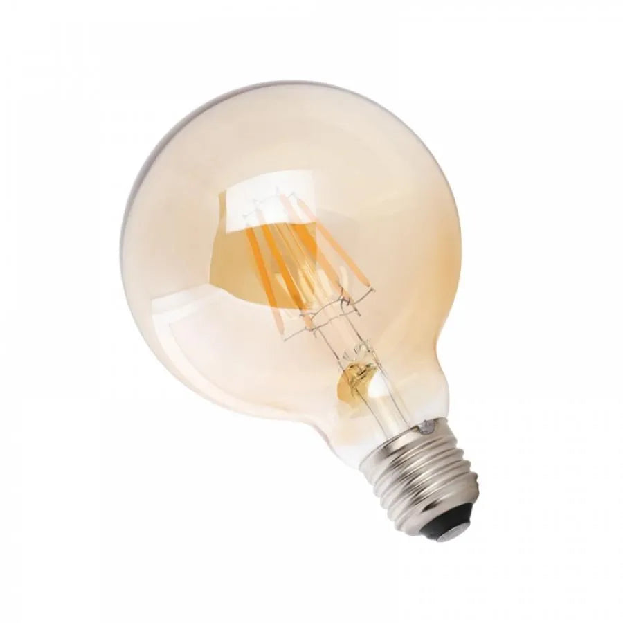 Filament Bulb G125, E27, 8W, Warm Light