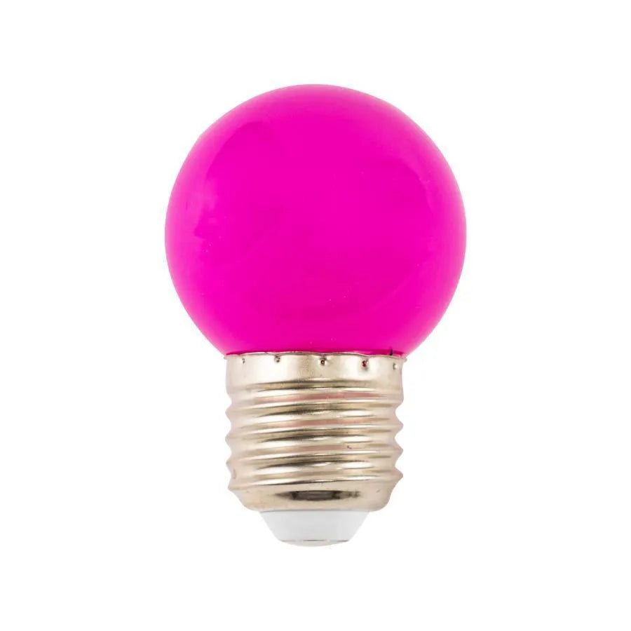 LED bulb, E27, 2W, Purple