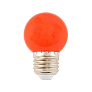 LED bulb, E27, 2W, Red