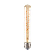 Amber LED filament bulb E27, 4W, 2500K, 18cm