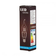 LED Bulb E14 Candle, 6W, Cool Light, 6000K