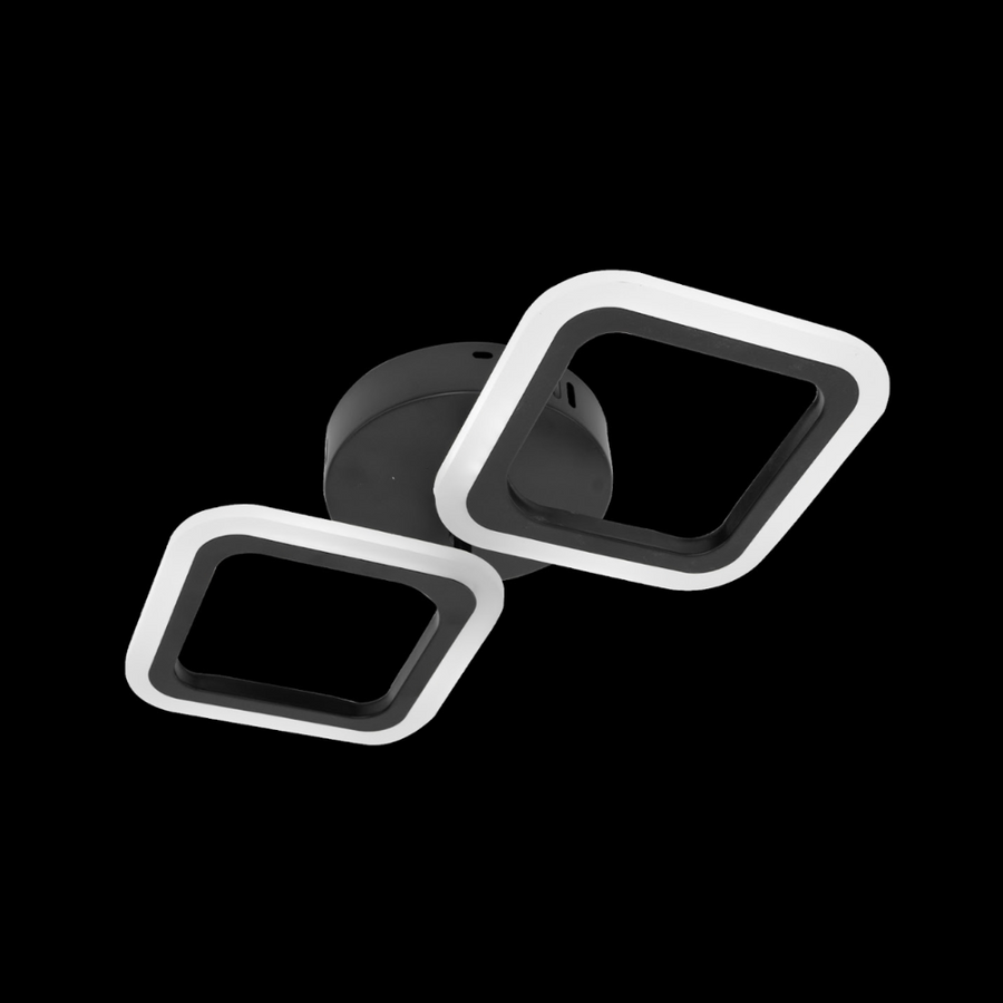 LED LED Pulsaris, 22W, acrylic, black, 4000k, ip.20