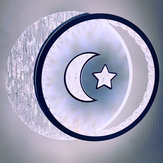 LED LED NYXORA CIRCULO, 36W, 2 circles, cold/hot/neutral light, black