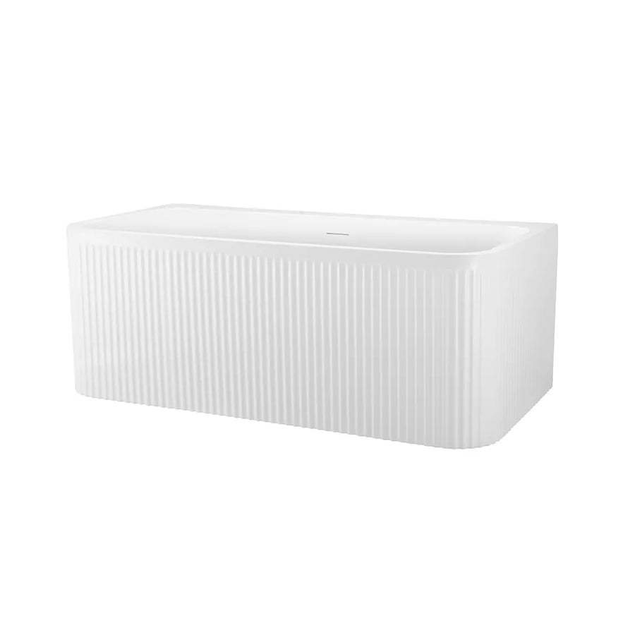 Freestanding Bathtub, Oval, Acrylic, White, 150×72×56 Cm