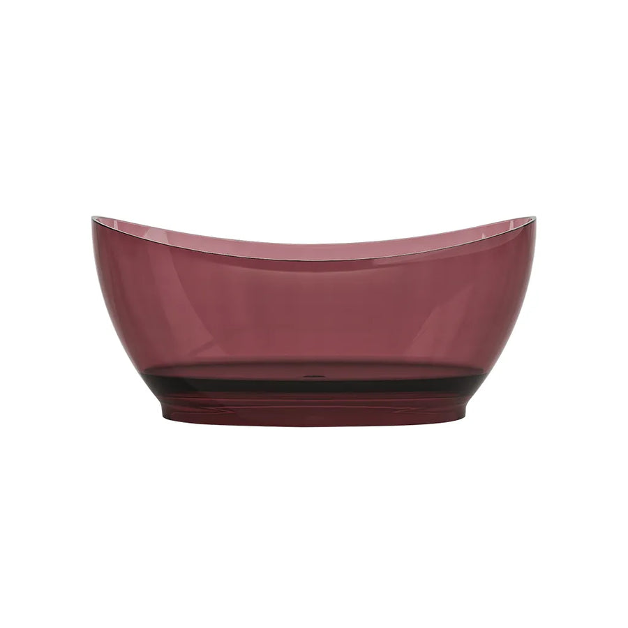Freestanding bathtub, Oval, Burgundy Red, Resin, 170x78x67cm