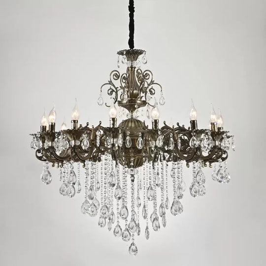 Christopher Chandelier 16x E14 Antique Bronze Classic Chandeliers Default Title Alessandro Design