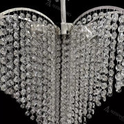 Baylor Crystal Chandelier 4x E27 Diameter 44cm Silver 