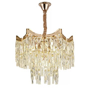 Bellamy Crystal Chandelier 5x E27 Gold