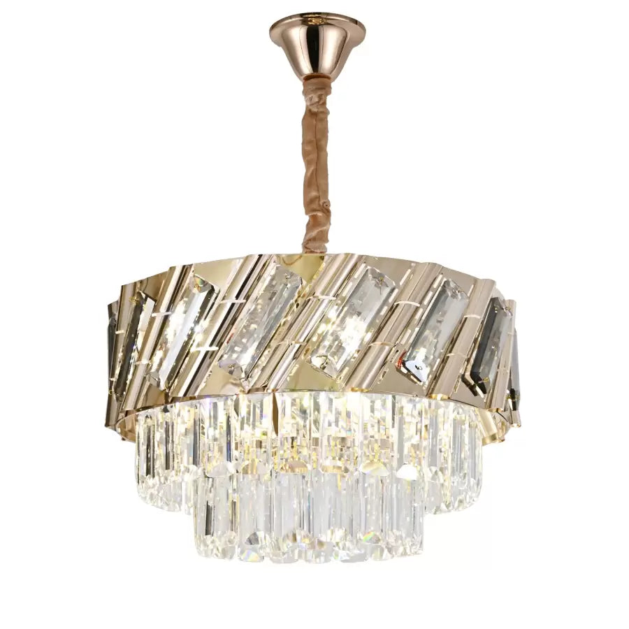 Boden Crystal Chandelier 5x E27 Gold