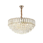 Emanuel Crystal Chandelier 10x E27 Gold