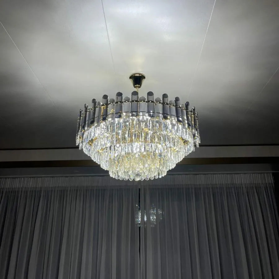 Kaison Crystal Chandelier 16xE14 Gold 
