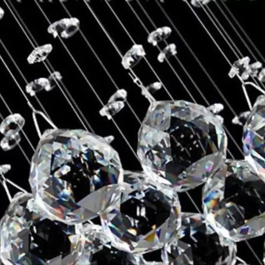 Nathan Crystal Chandelier 13x GU10 Silver