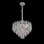 Nelson Crystal Chandelier 7x E27 Silver