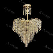 Soner Crystal Chandelier 4x E27 Gold 