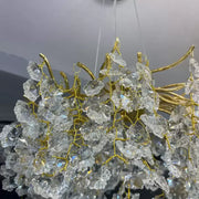 Sutton Crystal Chandelier 5x E14 Gold
