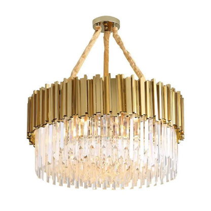 Diego chandelier, 49cm diameter, 5x E14 gold, adjustable height