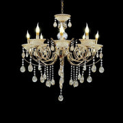 Giala Chandelier, 8*E14, Gold, Metal and Crystal