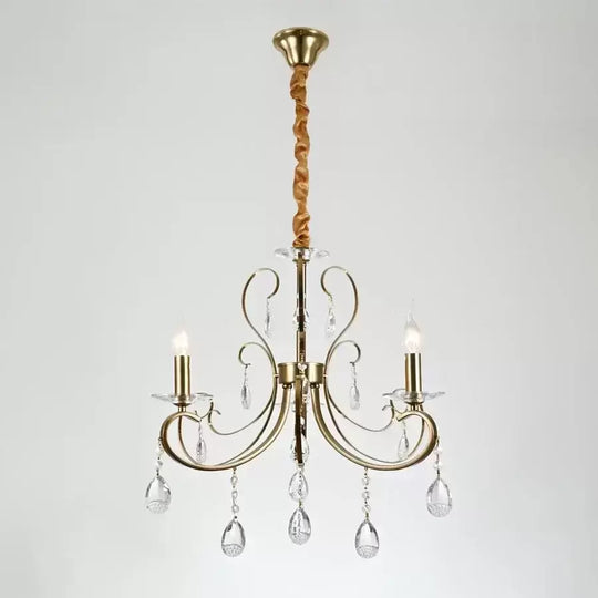 Gustavo Candelabra 3x E14 Gold Classic Candelabra Default Title Alessandro Design