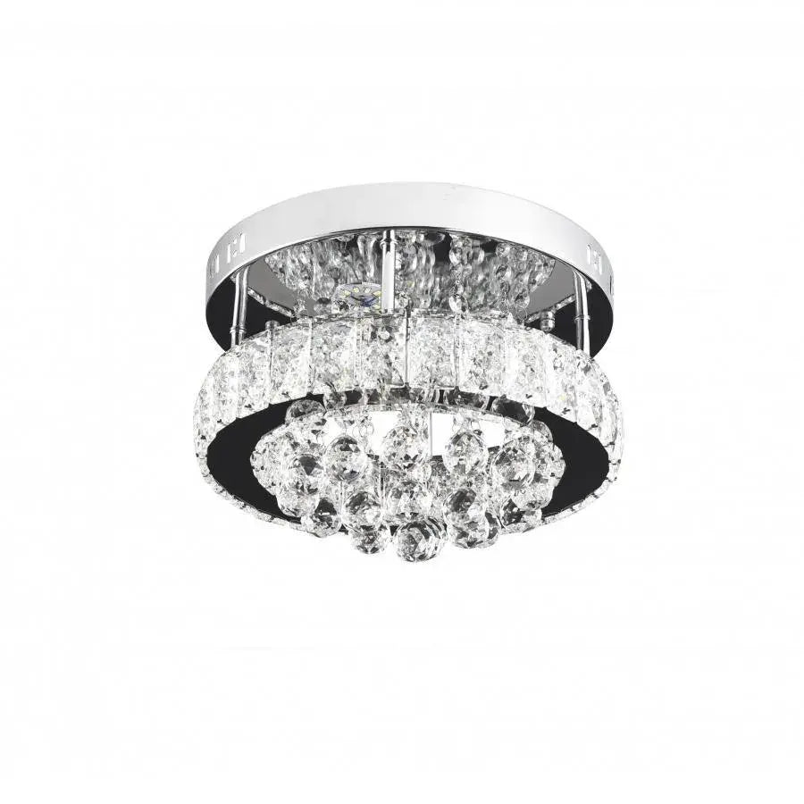 LED Chandelier with Remote Control Abel 22W Silver 