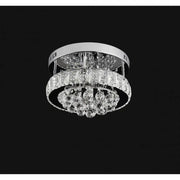 LED Chandelier with Remote Control Abel 22W Silver 