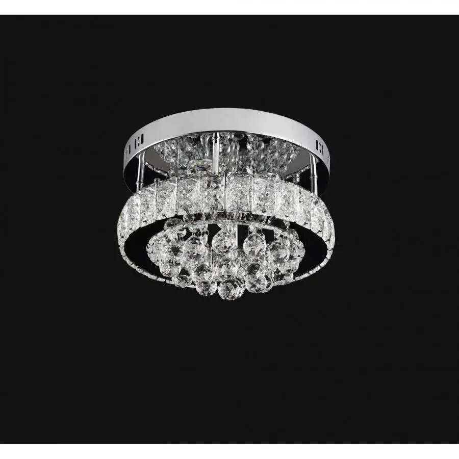 LED Chandelier with Remote Control Abel 22W Silver 