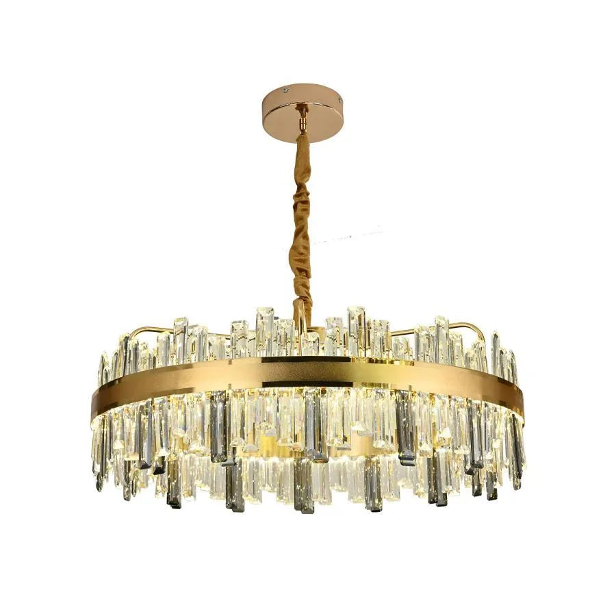 Achim LED Chandelier with Remote Control, 200W, Diameter 80cm Gold, Dimmable