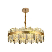 Achim LED Chandelier with Remote Control, 200W, Diameter 80cm Gold, Dimmable
