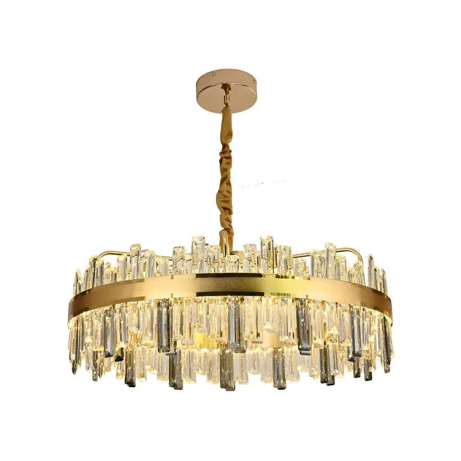 Achim LED Chandelier with Remote Control, 200W, Diameter 80cm Gold, Dimmable