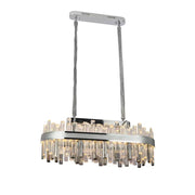 Morgan 140W Dimmable Crystal LED Chandelier with Remote Control Silver
