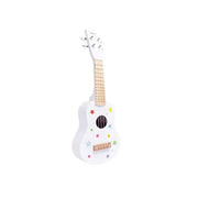 Wooden Guitar, White, Wood