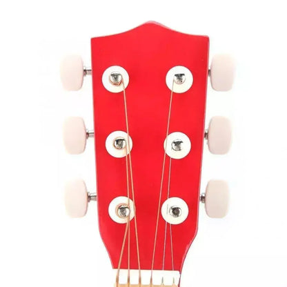 Wooden Guitar for Children, Multicolored, Wood