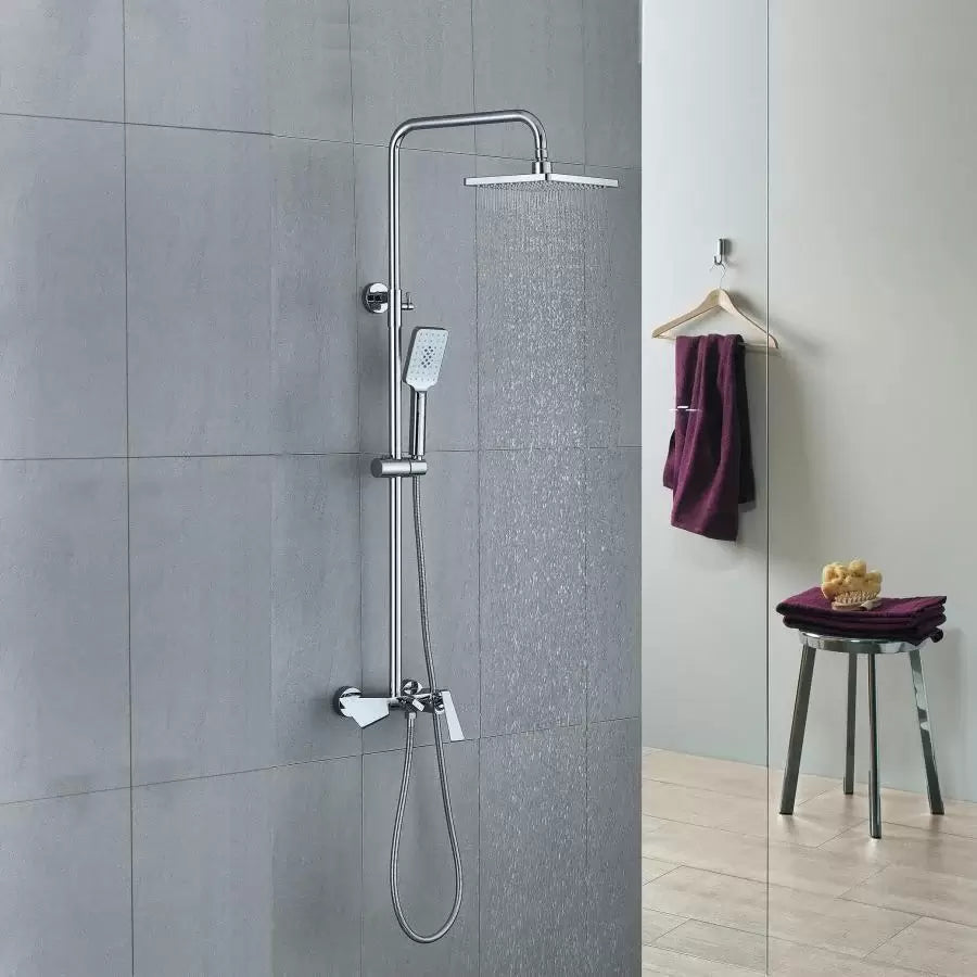 Shower Column, Sanitary Brass, Chrome, 6720