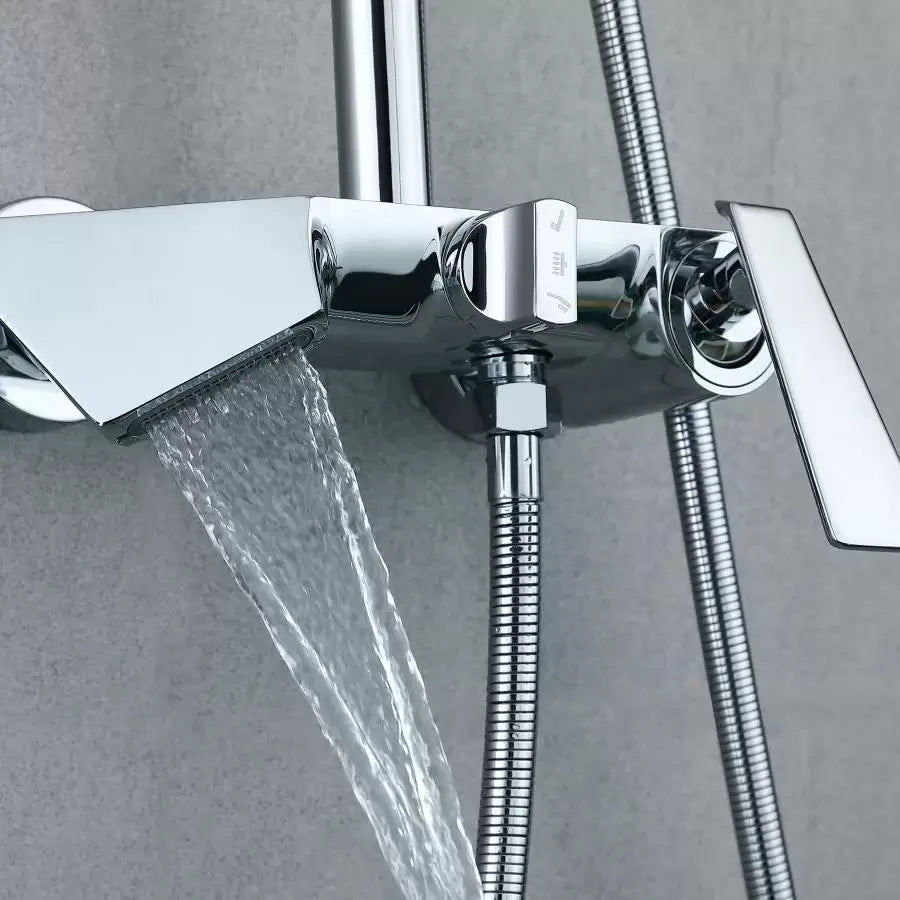 Shower Column, Sanitary Brass, Chrome, 6720