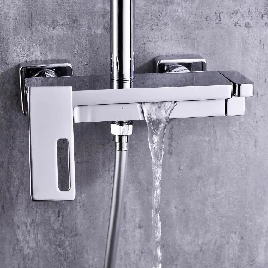 Shower Column, Sanitary Brass, Chrome, 9810