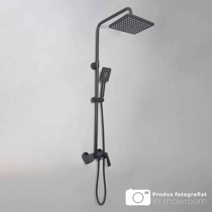 Shower Column, Sanitary Brass, Black, 6720H