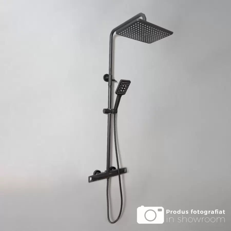 Shower Column, Sanitary Brass, Black, HC8816H