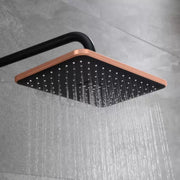 Shower Column, Sanitary Brass, Black with Rose-Gold, 10010H-M