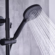 Shower Column, Sanitary Brass, Black, 9810H