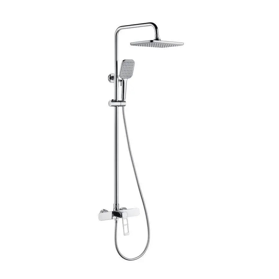 Shower Column, Sanitary Brass, Satin, 9710
