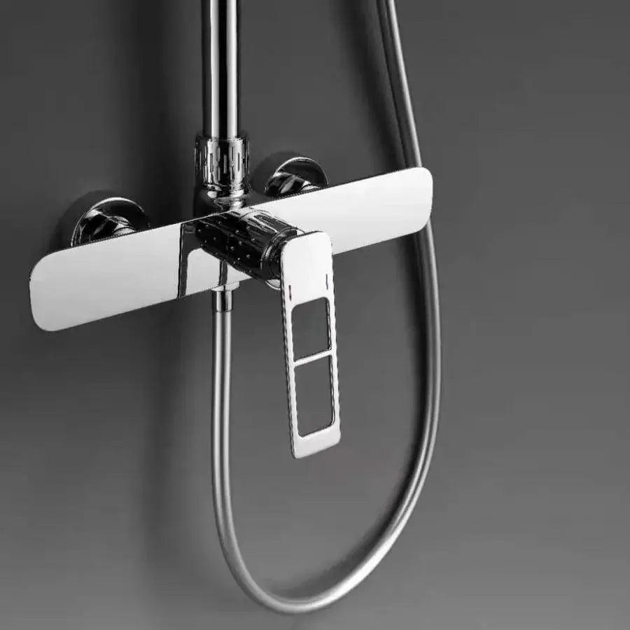 Shower Column, Sanitary Brass, Satin, 9710