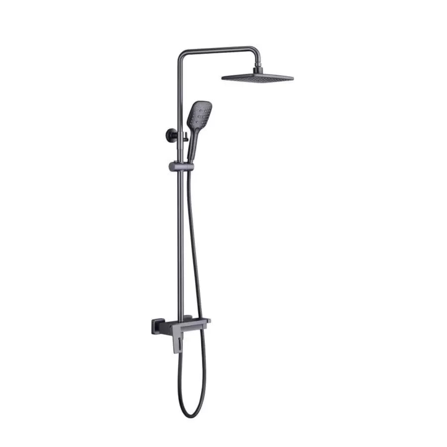 Shower Column, Sanitary Brass, Satin Finish, 9810N