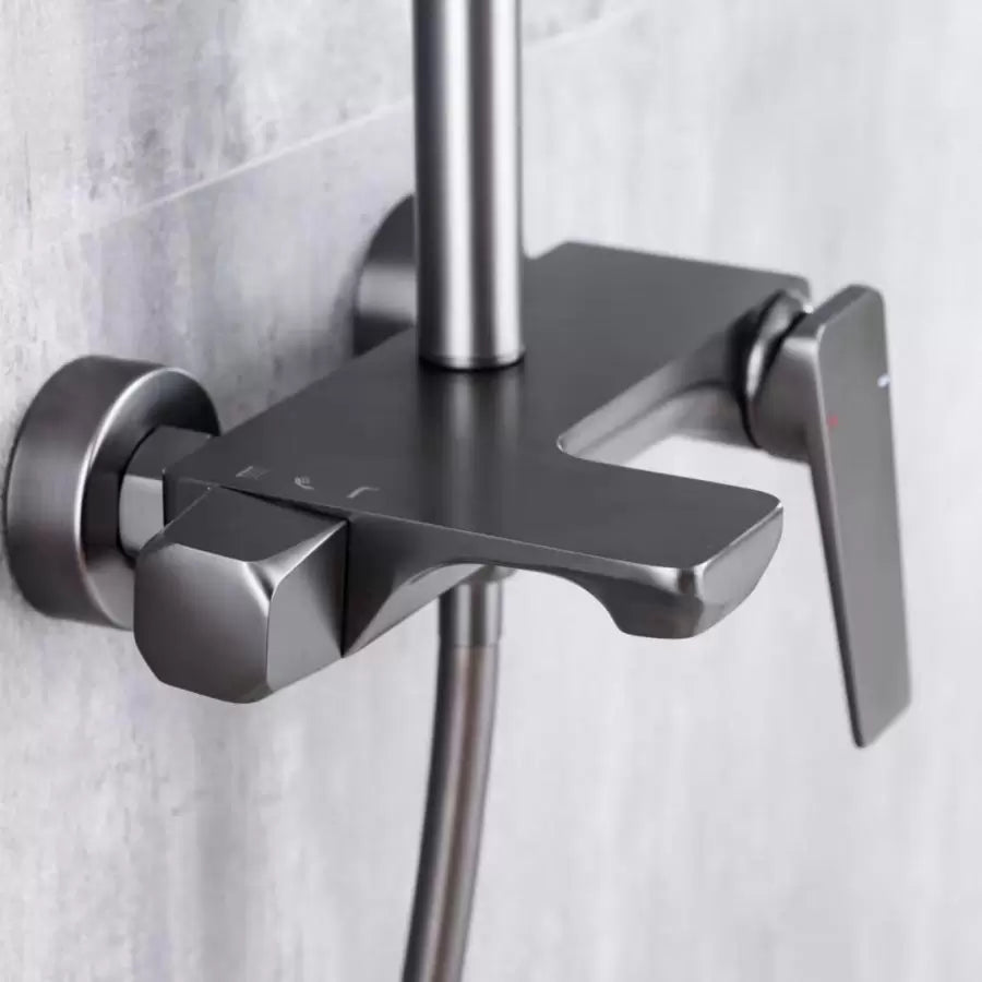 Shower Column, Sanitary Brass, Satin Finish, 9960N