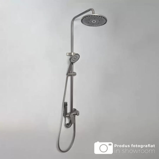 Dark Gray Stainless Steel Shower Column OD3902 Default Title Alessandro Design