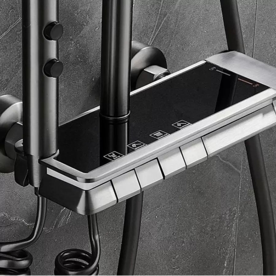 Stainless Steel Shower Column, Dark Grey, OD3904