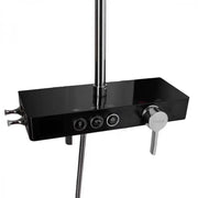 Shower Column LCD Display Stainless Steel Black Silver SJG/006